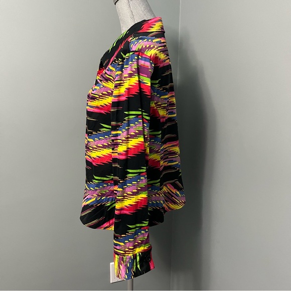 ERIN LONDON multicolored blazer jacket women’s size large long sleeve rainbow - Picture 5 of 10